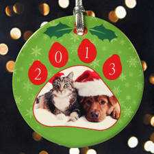 Vier Pfoten Weihnachten mit Schmuck für unsere Lieblinge