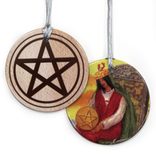 Tarot Schmuck mit Foto zum Personalisieren aus Porzellan