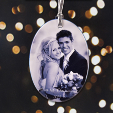Frisch Verheiratet Keramikschmuck Oval