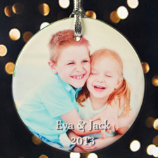 Fotoerinnerungen Runder Porzellanschmuck
