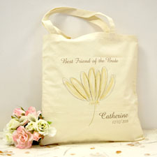 Blumenstrauß Gelb Personalisierte Stofftasche Budget