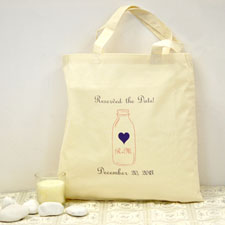 Einmachglas Lila Personalisierte Stofftasche Budget