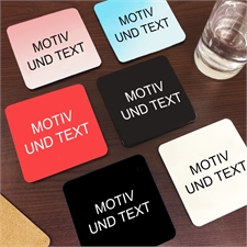 Mein Design Bierdeckel Satz sechs Stück
