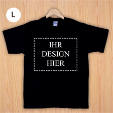 Größe L, Foto t-shirt selbst bedrucken, Schwarz, Querformat,  100% Baumwolle