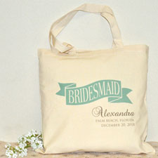 Brautjungfer Stofftasche Personalisieren