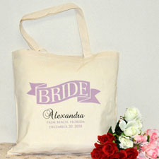 Braut Stofftasche Personalisieren
