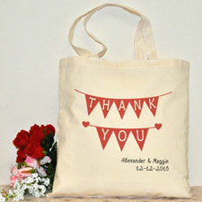 Hochzeit Dankeschön Stofftasche Gestalten