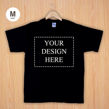 Cotton Black Left Chest Image Adult Medium