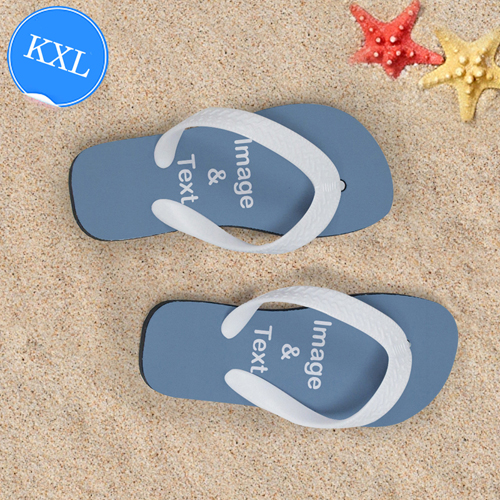 Personalisierte Strandsandalen Kinder Größe XL 37-39 ZWEI BILDER Weiß