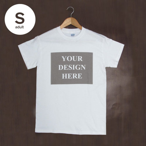 Weiß Small T-Shirt Baumwolle Querformat Herren Gestalten