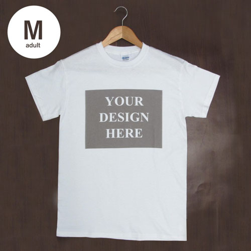 Weiß Medium T-Shirt Baumwolle Querformat Herren Gestalten