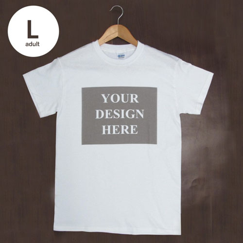 Weiß Große Größe T-Shirt Baumwolle Querformat Herren Gestalten