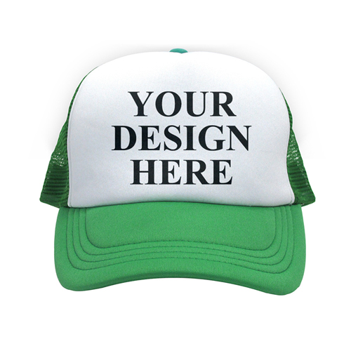 Trucker Cap Grün 43 - 61 cm Personalisieren