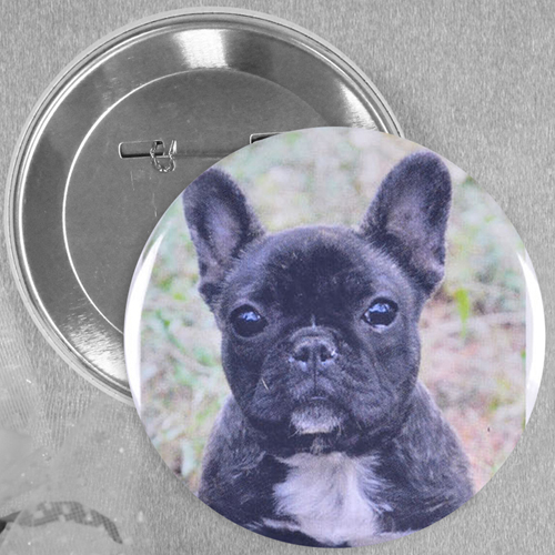 Vollbild Fotobutton Anstecknadel 25mm Durchmesser Personaliseren