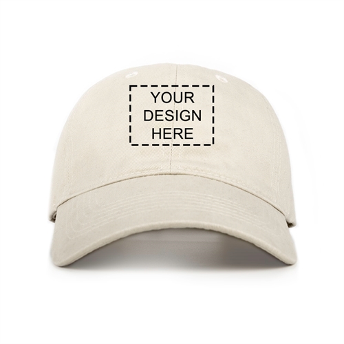 Khaki Kappe Personalisierte Vorderseite 43 - 61 cm