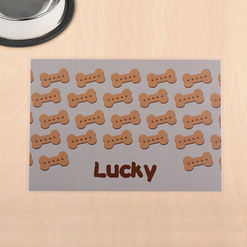 Doggy Dinner Personalisierte Matte für den Futterplatz