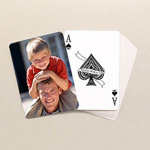 Vatertag Personalisierte Spielkarten Standard Hochformat