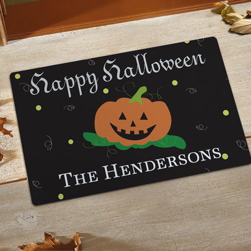 Happy Halloween Familie Heinrich Fußmatte Schmutzfangmatte Selbst Gestalten
