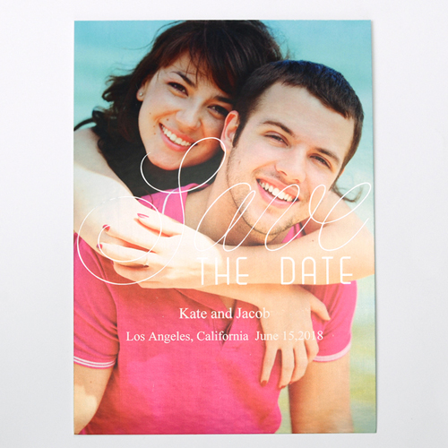 Silberner Moment Save the Date Einladungskarte Personalisieren 127x178