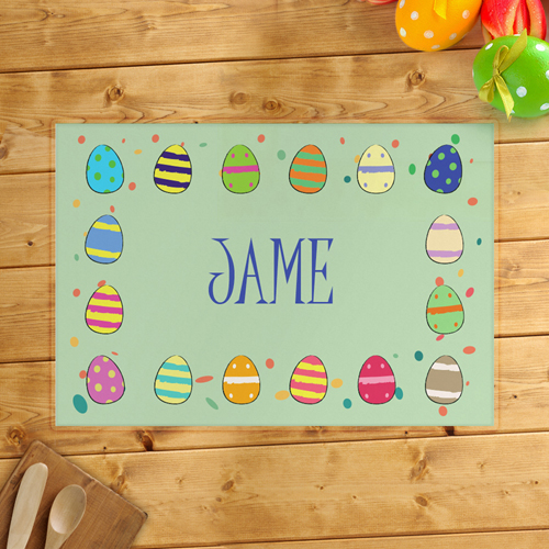 Frohe Ostern Platzdeckchen Junge Ostereier Personalisieren
