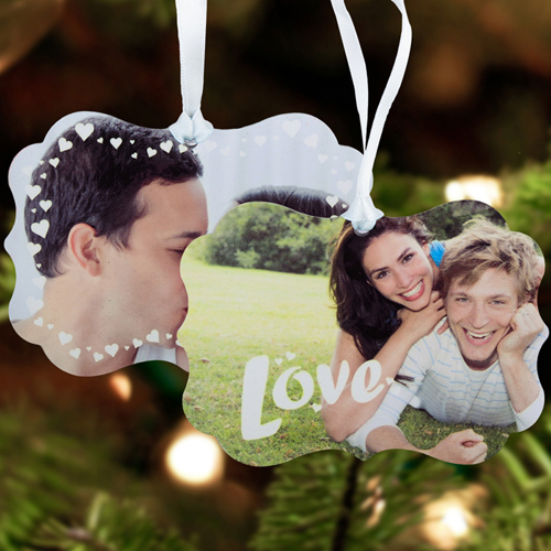 Love Personalisierter Weihnachtsschmuck 7,6 x 10,2 cm 
