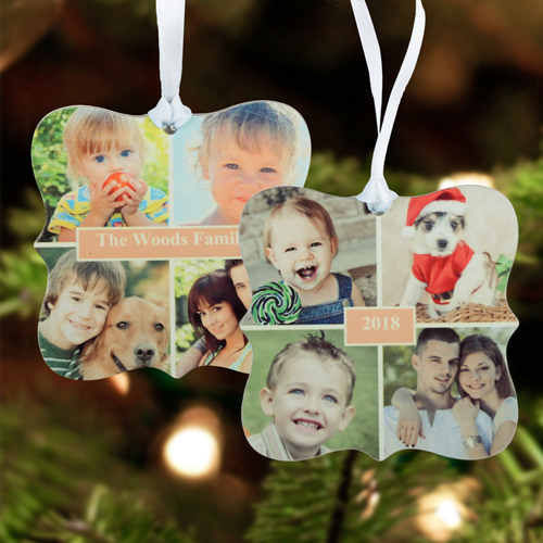 Foto Collage Vierer Kunstvoller Schmuck Metall Weihnachten Selbst Gestalten
