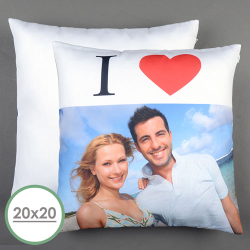 I love Personalisierter Kissenbezug 50,8 x 50,8 cm