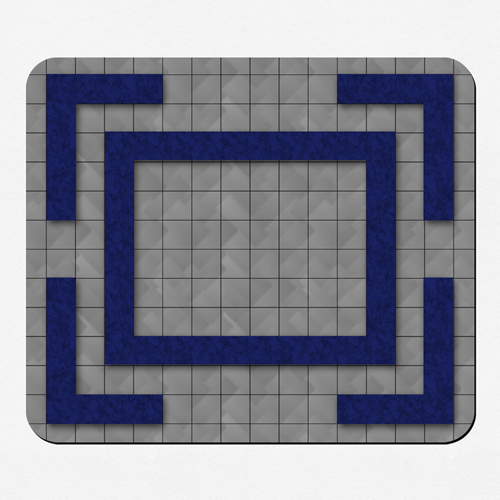 Phantasie Spielmatte Gummi Gestalten 30,5 x 35,6 cm