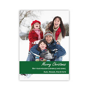 Fröhliche Weihnachten - Grün