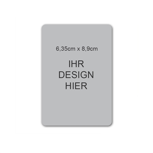 Magnetische Vistenkarte, Hochformat, 6,35 cm x 8,89 cm