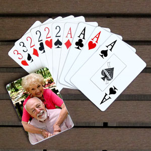 Endlich Urlaub Spielkarten Großdruck