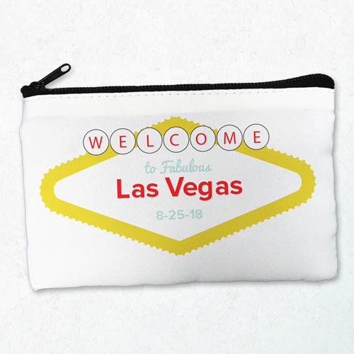 Las Vegas Hochzeit Kosmetiktasche Beide Seiten gleich Personalisieren