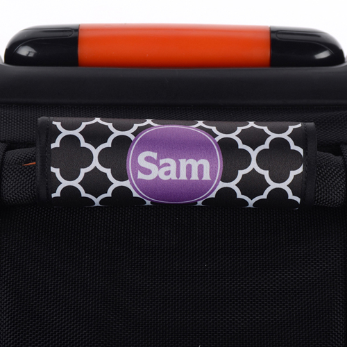 Schwarzes Kleeblatt Personalisiertes Kofferschild