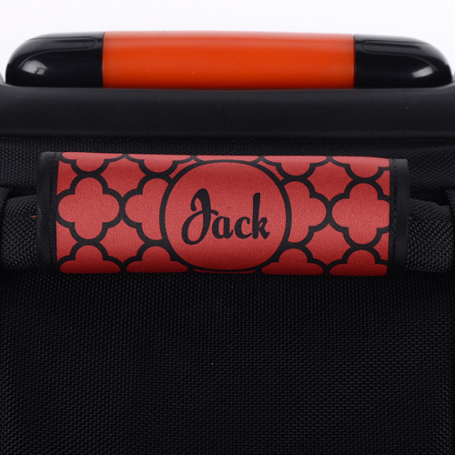 Rotes Kleeblatt Personalisiertes Kofferschild