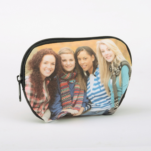 Medium Kosmetiktasche mit Reißverschluss Foto Personalisieren 15,2 x 10,8 cm