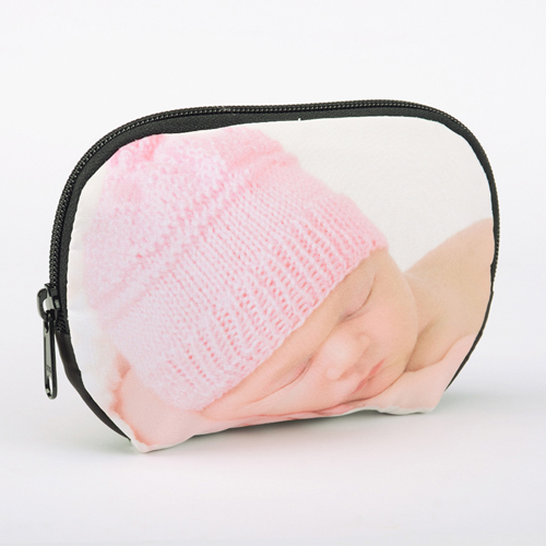 Großer Personalisierter Beutel mit Reißverschluss Foto 17,3 x 12,2 cm