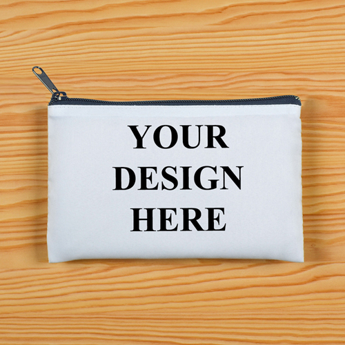 Custom Full Color Print 5x8 (2 Side Same Image) -Navy Zipper