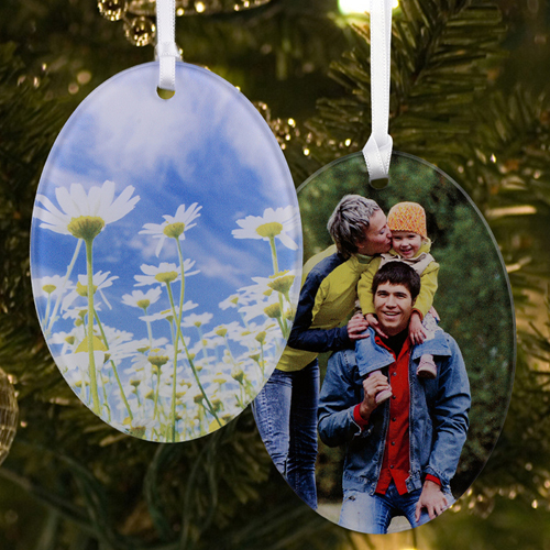 Custom Acrylic Ornament Oval Shape (2 Side)