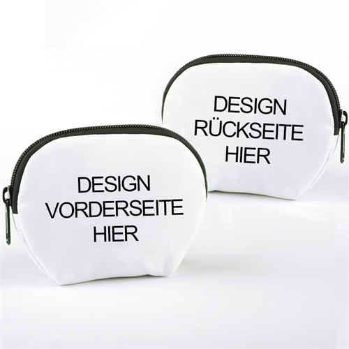 Kleines personalisiertes Kosmetiktäschchen mit Reißverschluss Foto Design