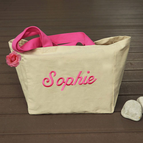 Personalisierte Baumwolltasche Beige