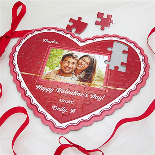 Personalisiertes Herzpuzzle Muttertag