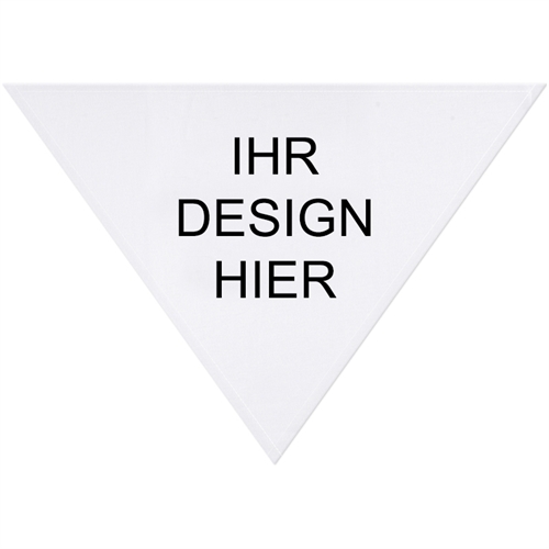 Personaliserter Vollfarbiger Aufdruck Dreieckstuch Hund , Medium 71,1 x 50,8 x 50,8 cm