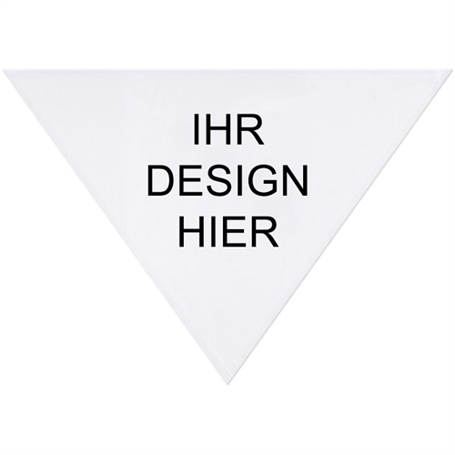 Personalisieret bedruckt Vollfarben Dreieckstuch Hund Bandana, Größe L 78,7 x 55,9 x 55,9 cm