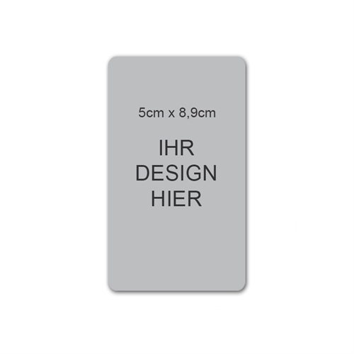Magnetische Visitenkarte, Hochformat, 5,08 cm 8,89 cm
