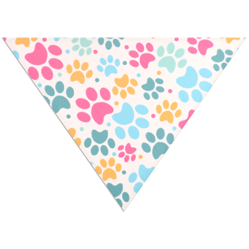 Voll bedrucktes Dreieckstuch Hund Bandana, Groesse Large 78,7 x 55,9 x 55,9 cm