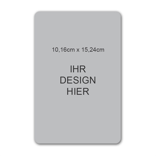 Photomagnet, 10,16 cm x 15,24 cm, Hochformat, gerundet