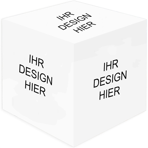Design 6 Seiten Fotowürfel mit Ihren Fotos und Ideen