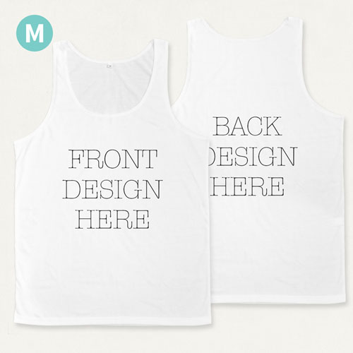 Allover-Print Unisex Tanktop (Mittel)