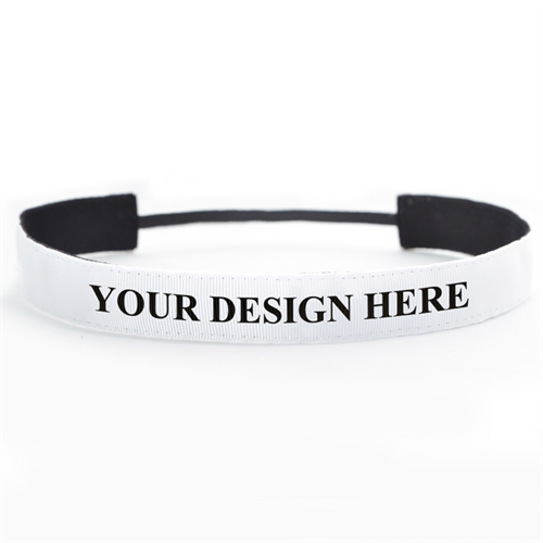 Stirnband Personalisieren 25 mm breit Ihr Team Ihre Botschaft