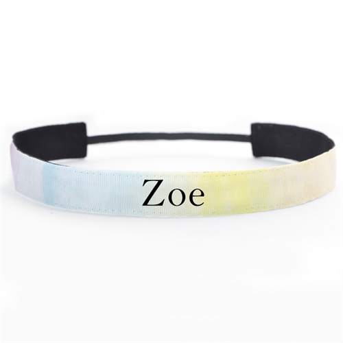 So bunt und immer Sportlich Stirnband Personalisieren 25 mm Anti-Rutsch